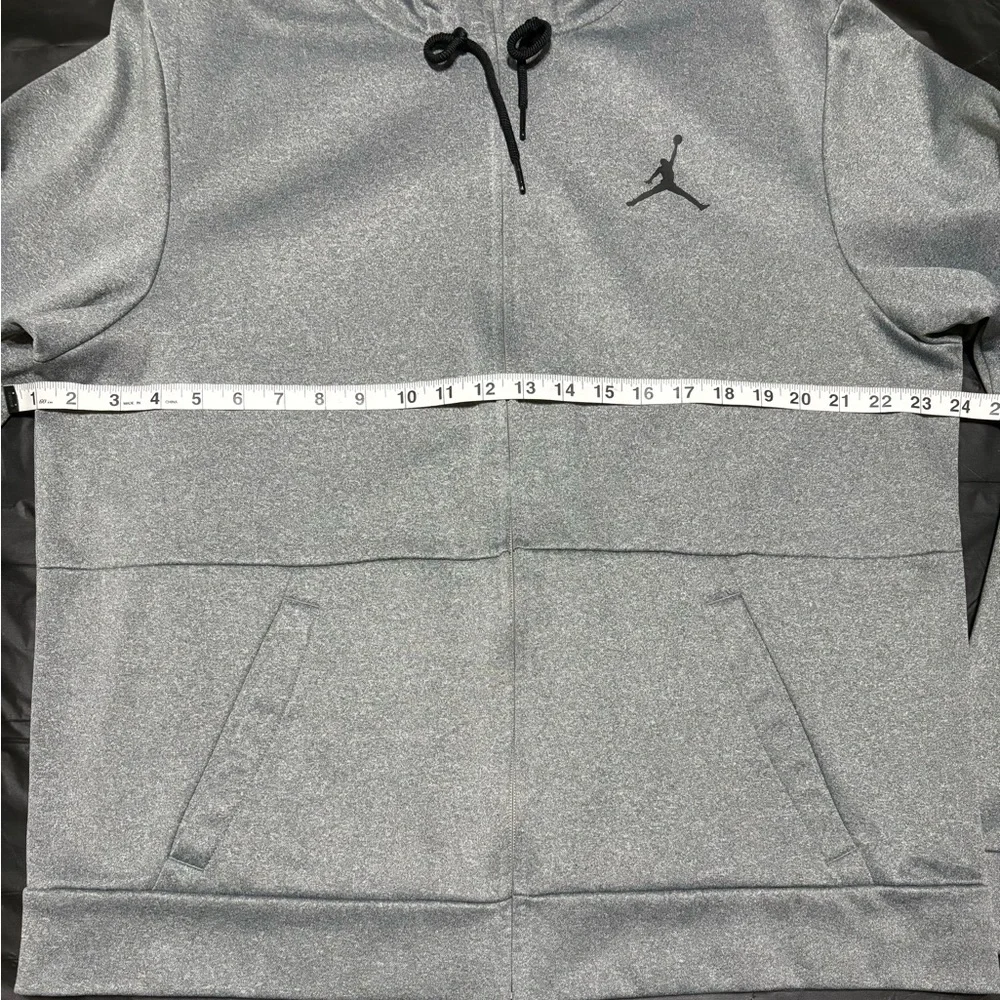 🔥🔥🔥 MENS JORDAN 23 ALPHA THERMA FULL ZIP HOODIE Size: LARGE 🔥🔥🔥 - Picture 13 of 14